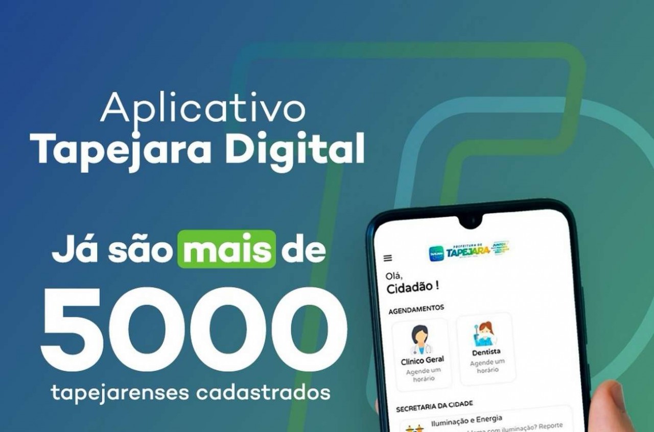 Aplicativo Tapejara Digital ultrapassa 5 mil usuários cadastrados