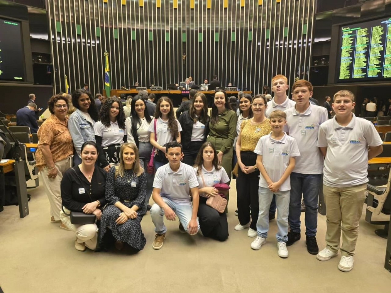Câmara Mirim de Tapejara realiza visita à Câmara dos Deputados