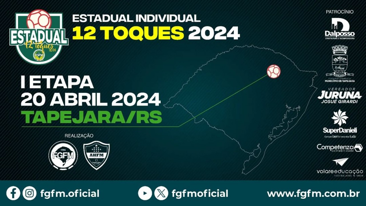 Campeonato Estadual de Futebol de Mesa ocorre amanhã em Tapejara