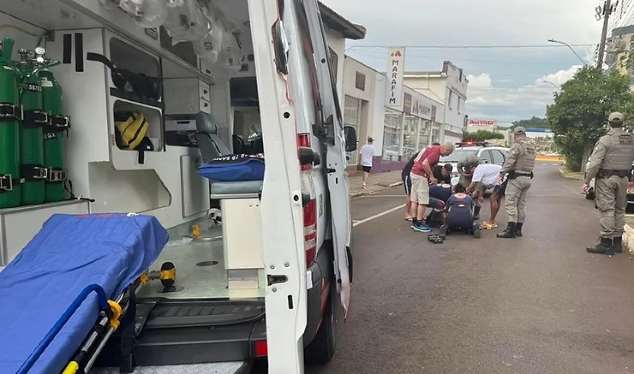 Idosa morre após ser atropelada por carro no centro de Getúlio Vargas