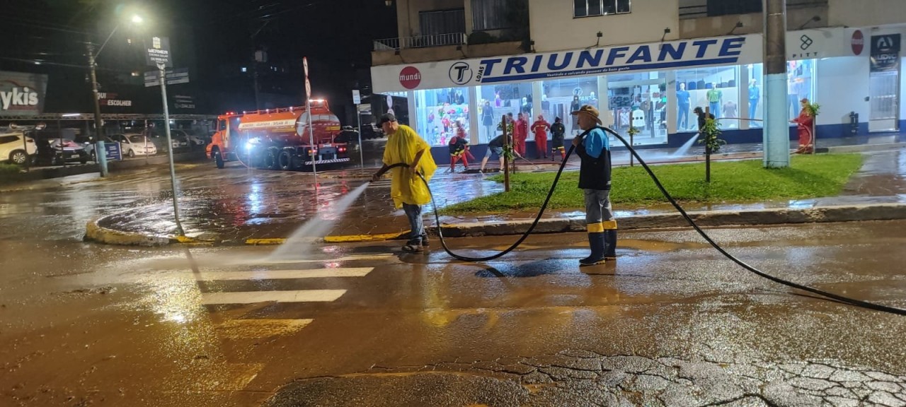 Com 165 mm em 24h, Tapejara volta a enfrentar alagamentos e busca solução definitiva