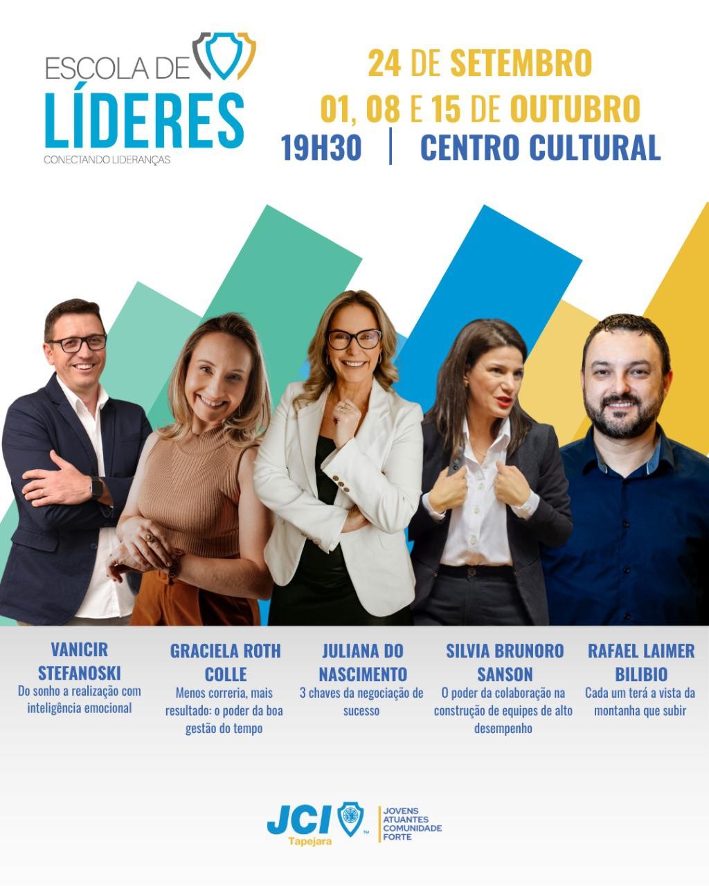 Escola de Líderes da JCI Tapejara acontece em setembro e outubro