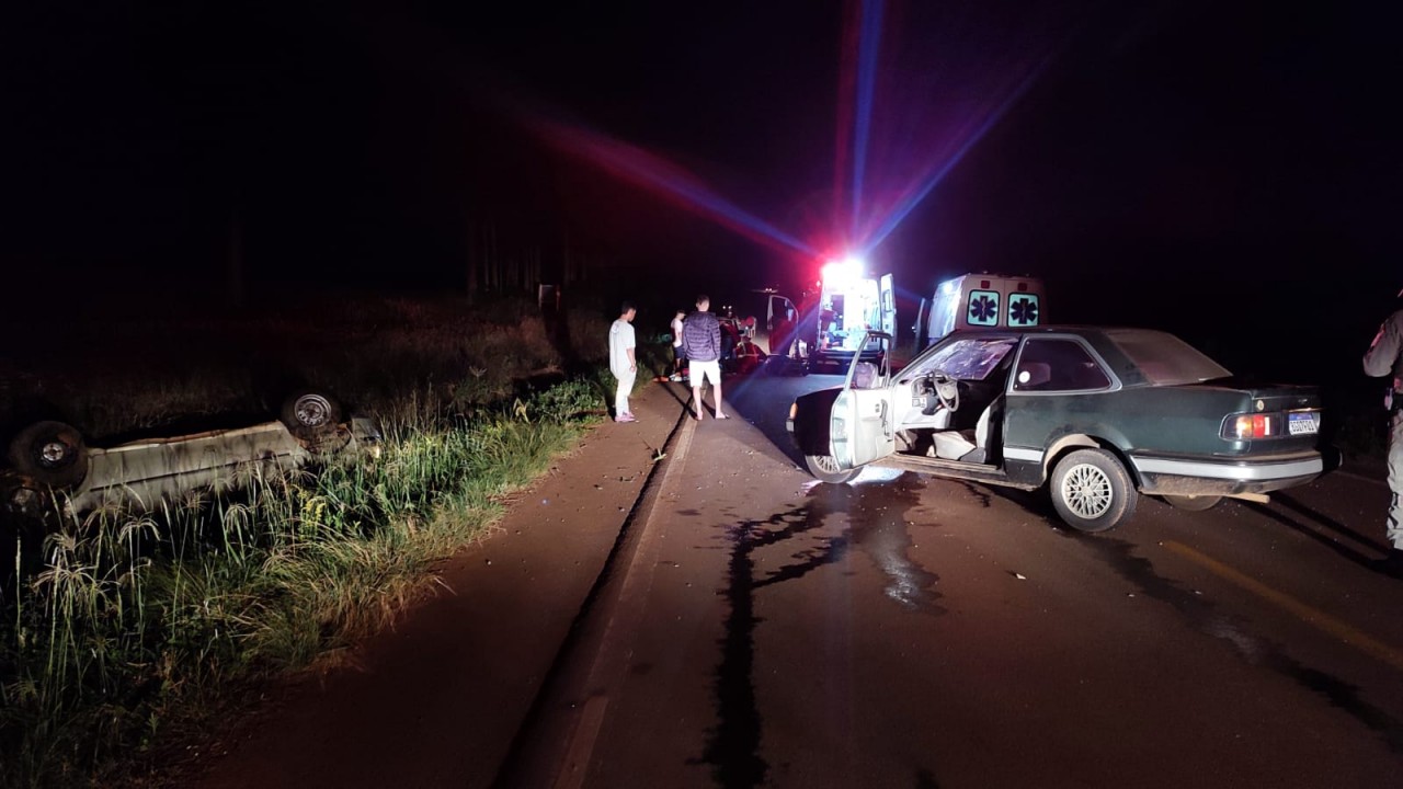 Grave acidente em Ibiaçá deixa cinco feridos após colisão na ERS-467