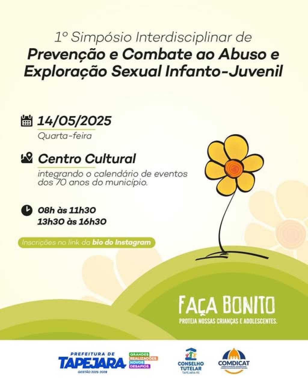 Tapejara promove Simpósio sobre Prevenção e Combate ao Abuso Sexual Infantil